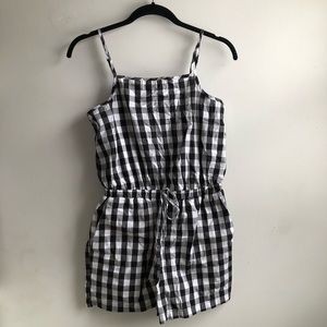 Gingham Romper